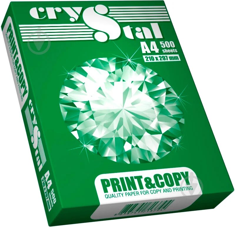 Папір для друку"CRYSTAL PRINT & COPY" А3, 70 гр/м2 (500арк.) білий
